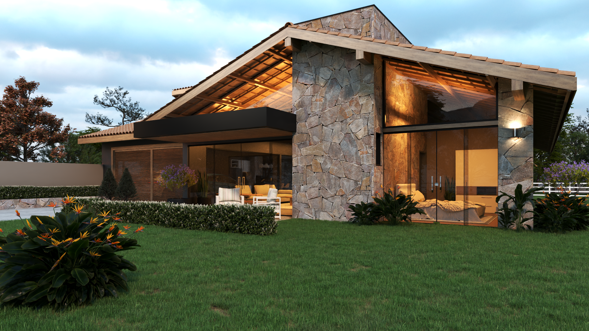 Fachada Casa de Campo P06 V02