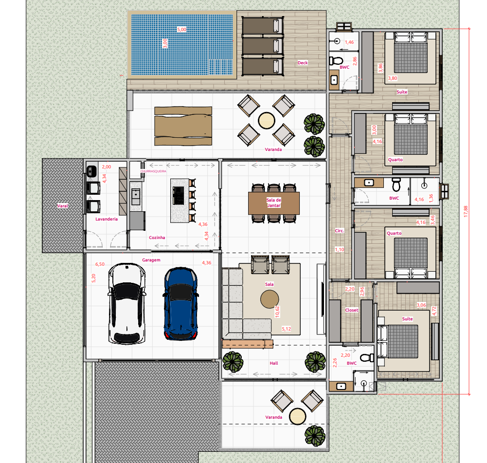 Planta Casa de Campo P06 V02