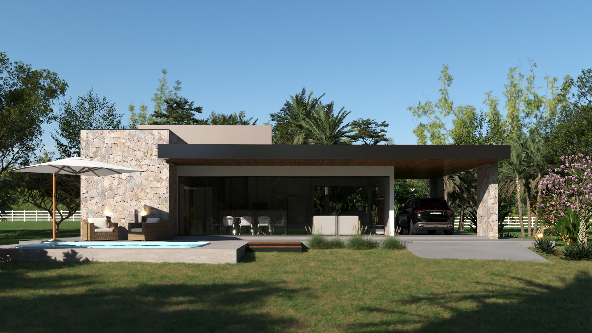 Fachada casa de campo P20