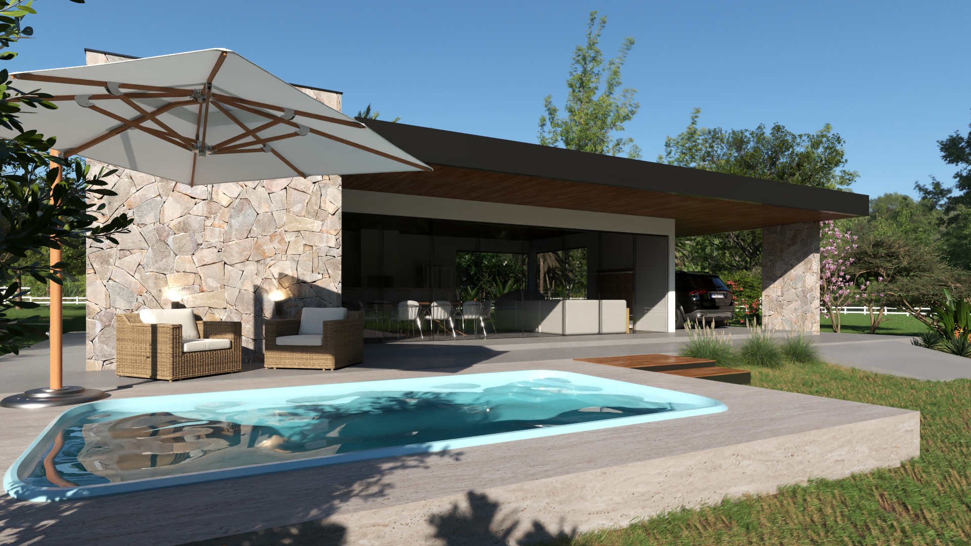 Fachada casa de campo P20