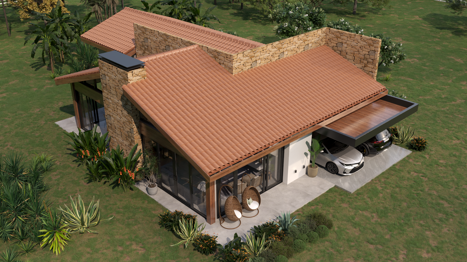 Fachada Casa de campo p21