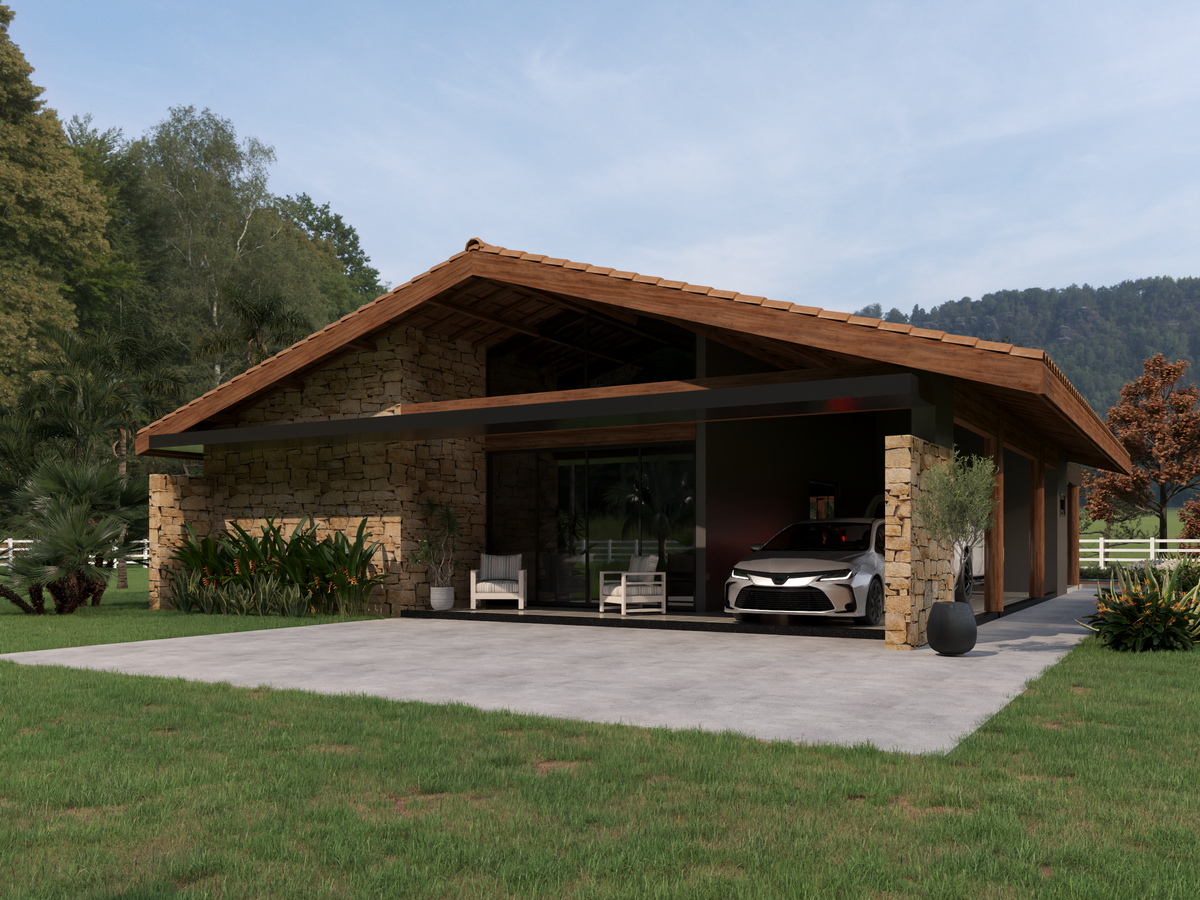 Fachada casa de campo p25