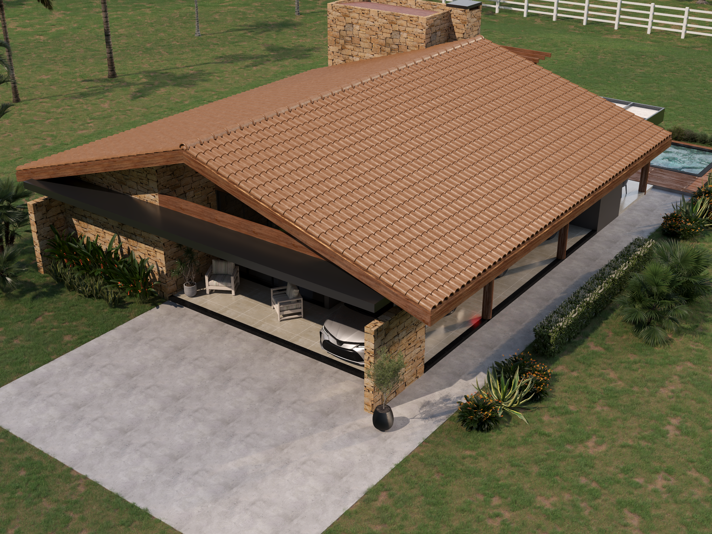 Fachada casa de campo p25