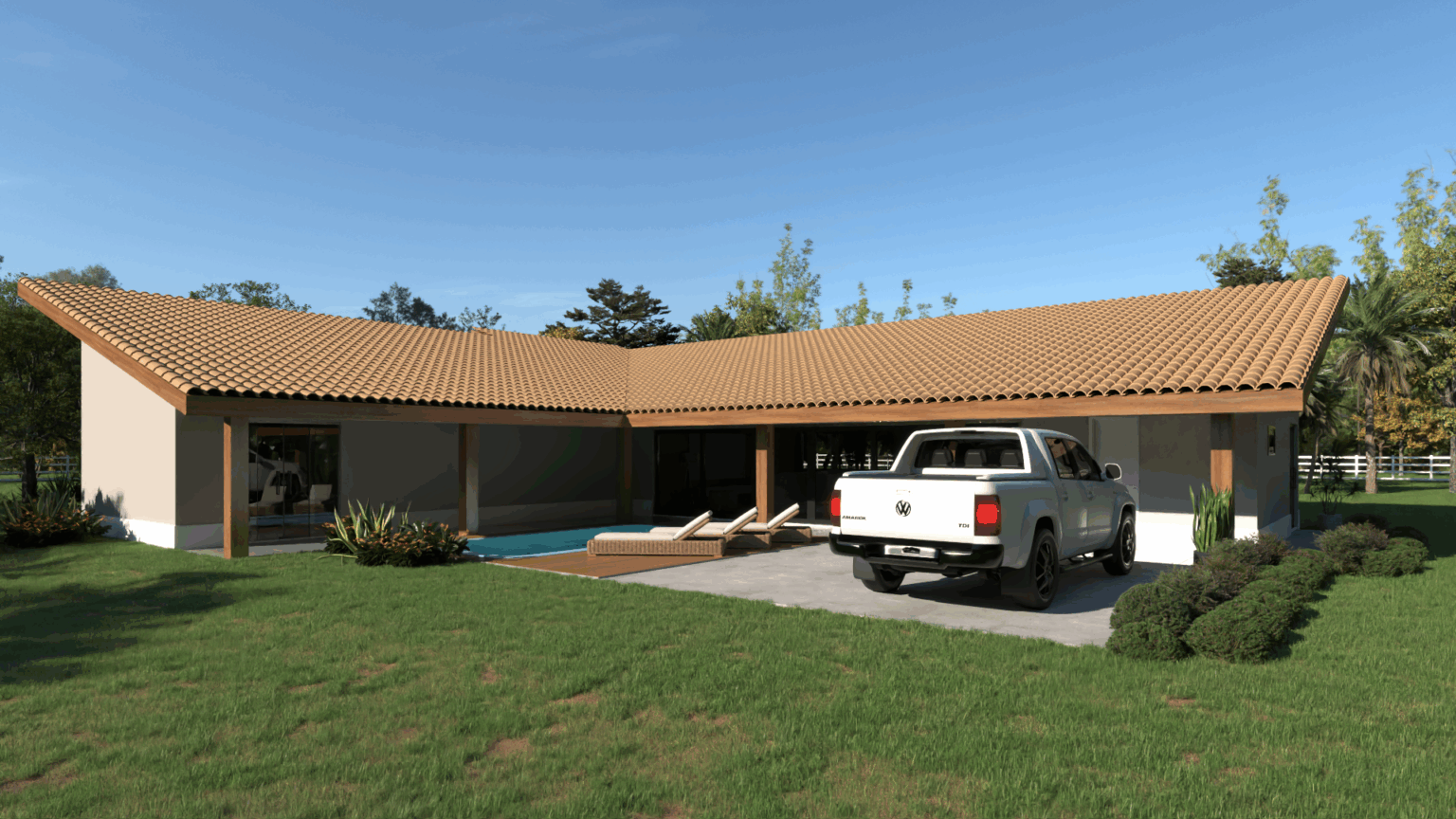 Fachada Casa de Campo P29