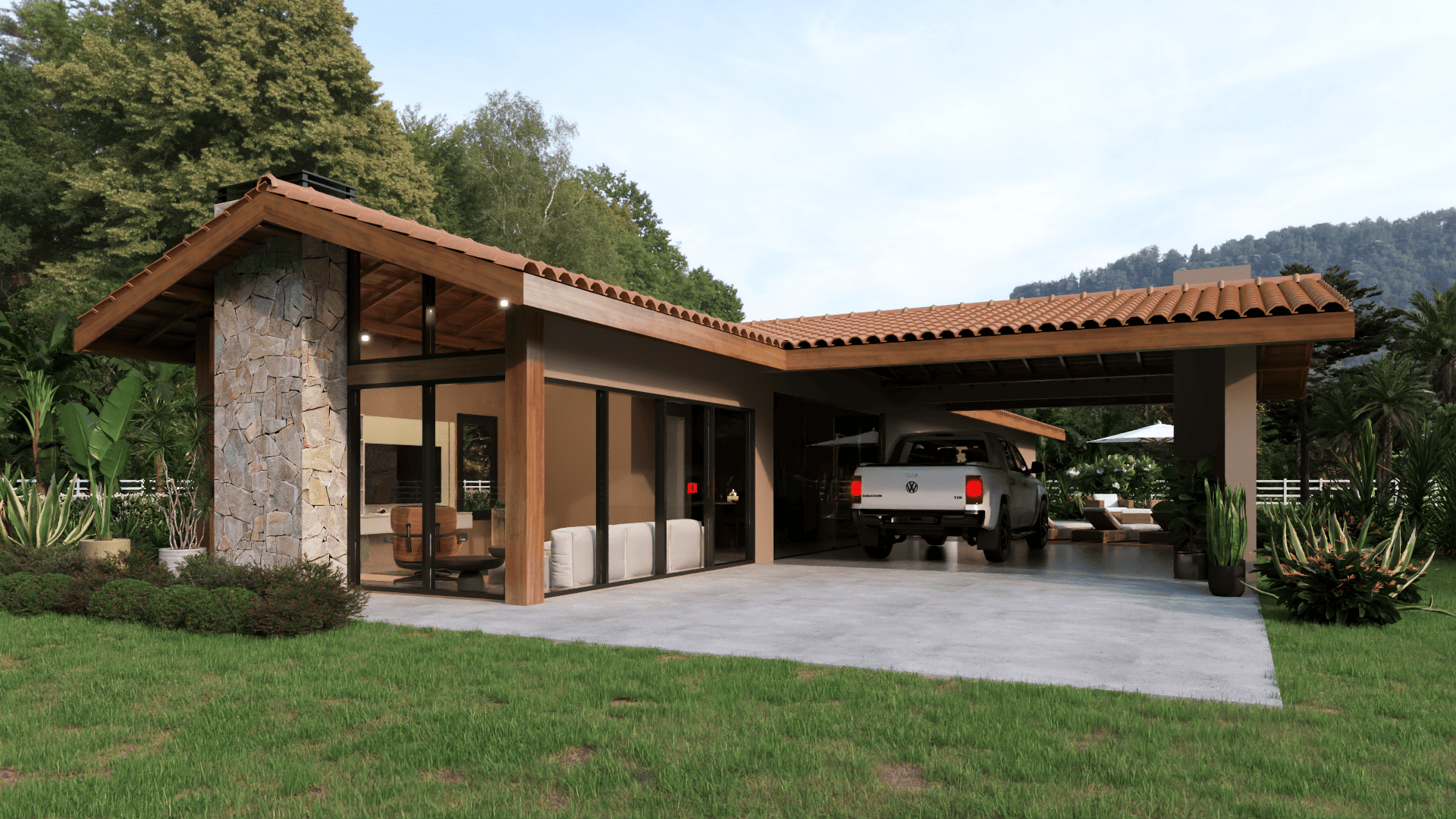 Fachada Casa de Campo P24