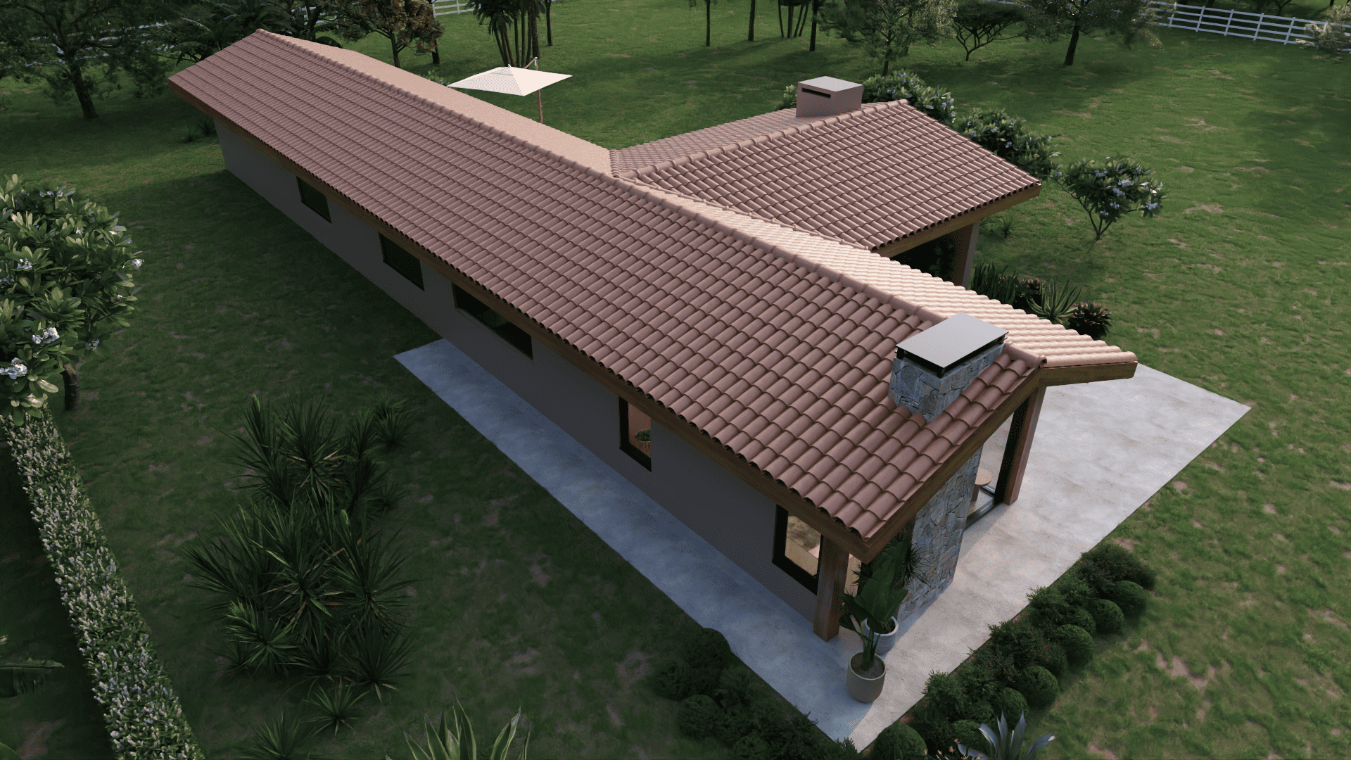 Fachada Casa de Campo P24