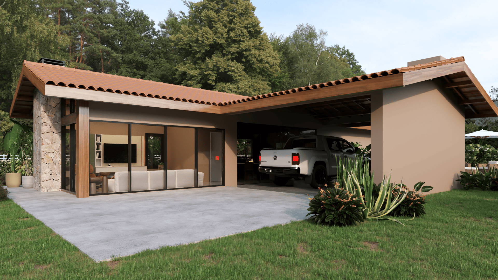 Fachada Casa de Campo P24