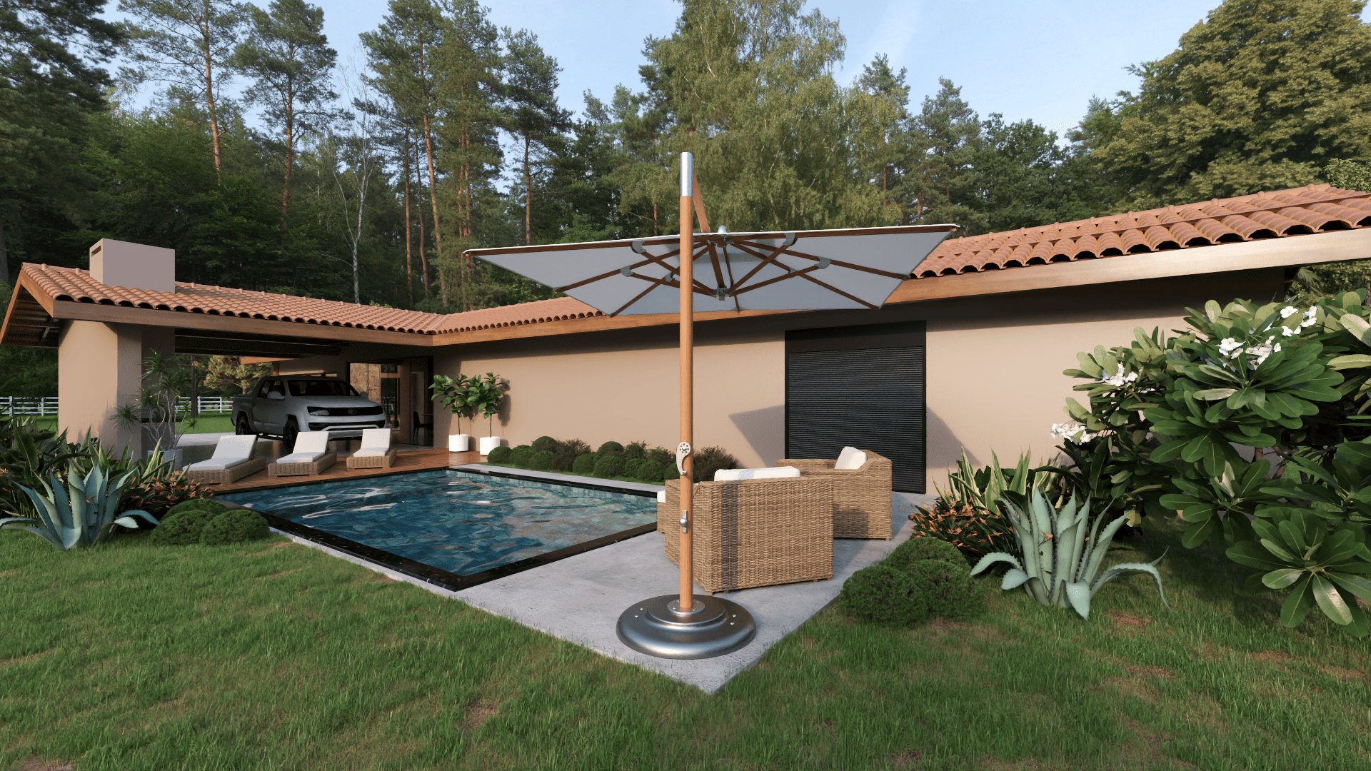 Fachada Casa de Campo P24