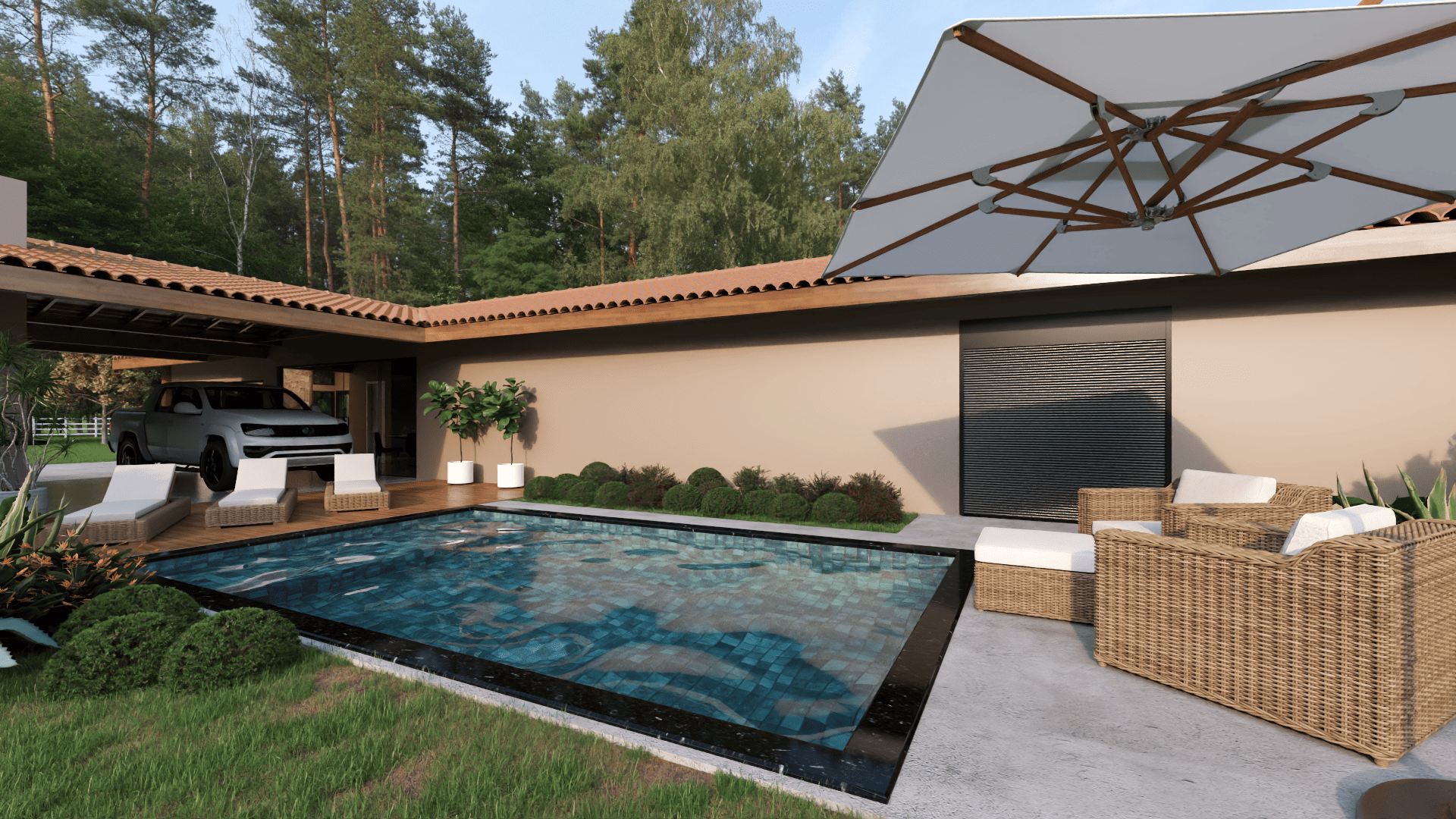 Fachada Casa de Campo P24