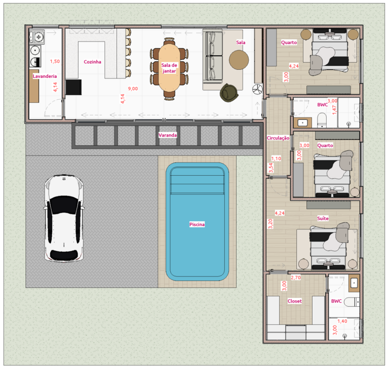 planta humanizada casa de campo p23