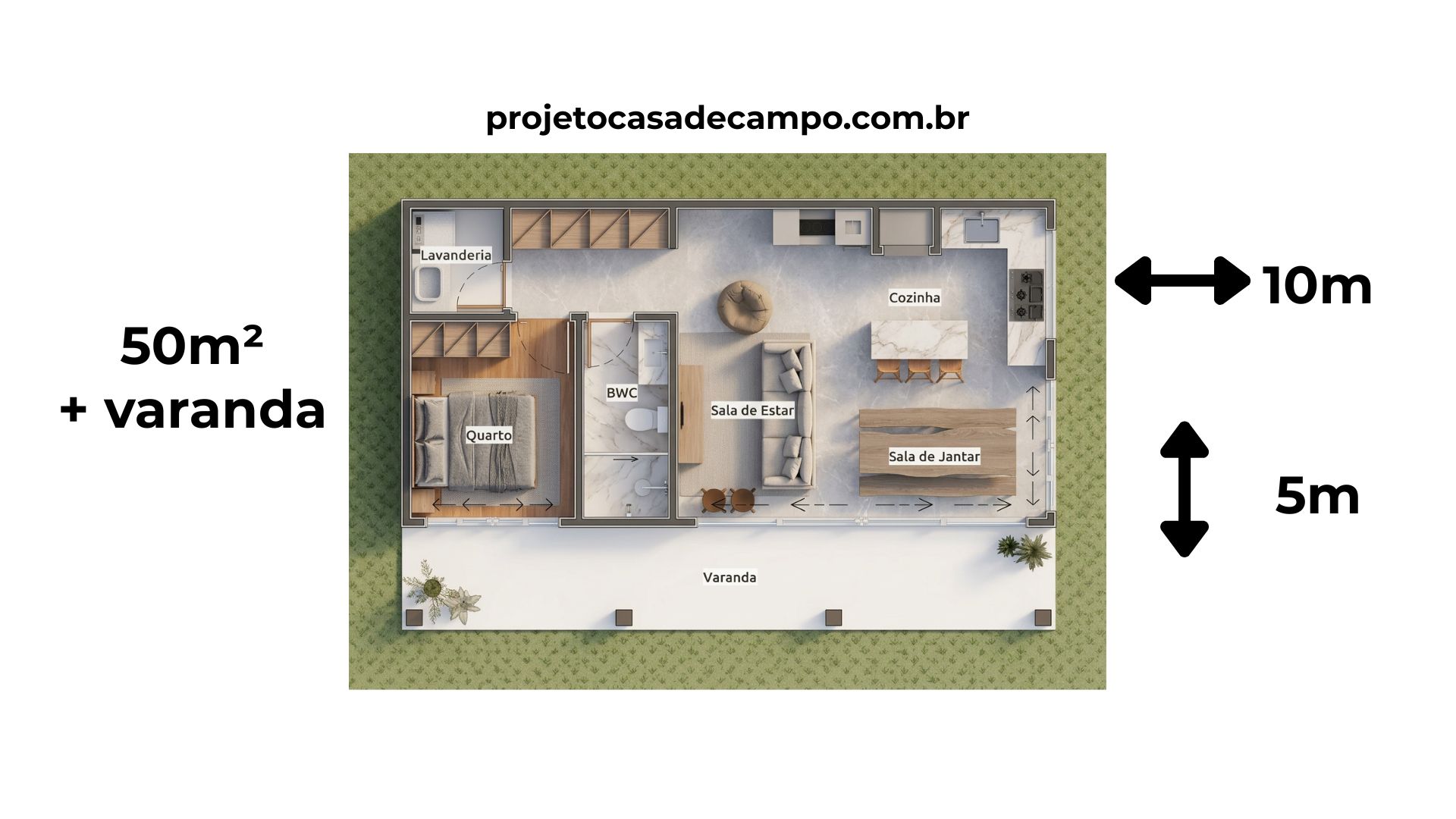 Fachada edicula casa de campo p40